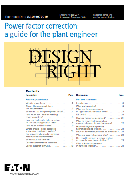 Power Factor Correction by EATON